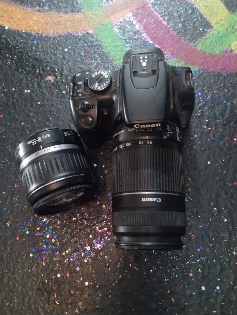 Canon Camera With Extra Lens Model DS126151