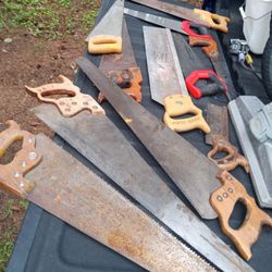 Handsaw 14 Saws Disston And Sons Henry Saw Woodworking Finishing All That You See