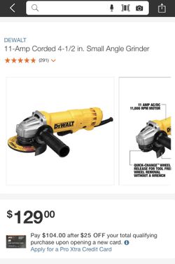 Dewalt Grinder 