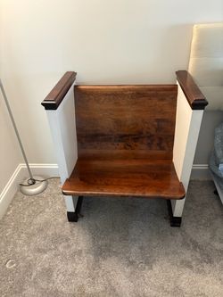 Antique clergy pew
