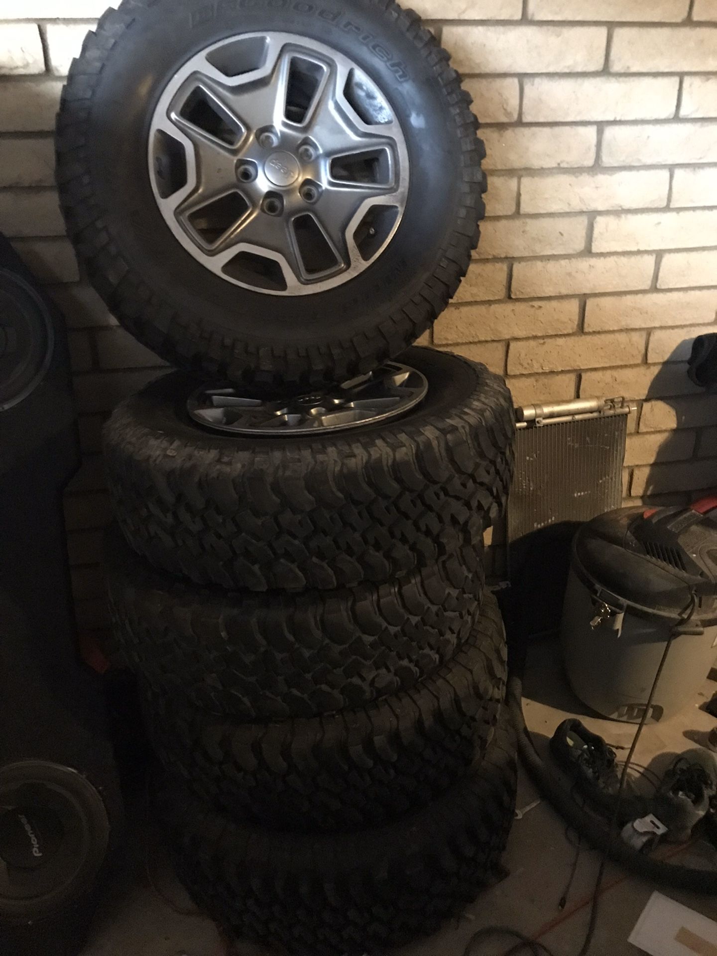 Wrangler wheels & tires