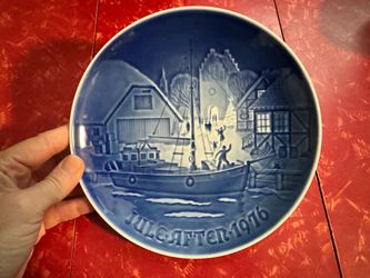 Bing & Grøndahl “Jule Aften” 1976 Christmas plate