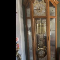 Antique Howard Miller Grandfather Clock 