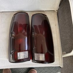 Dark Chevy Silverado Taillights