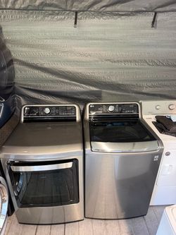 LG Washer and Dryer Set – Graphite Steel