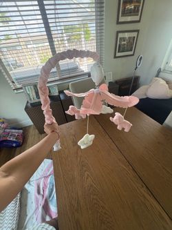 Baby girl crib mobile