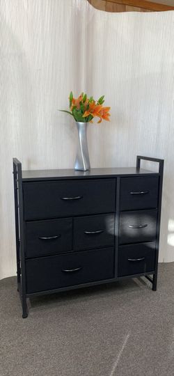7 Drawer Fabric Dresser
