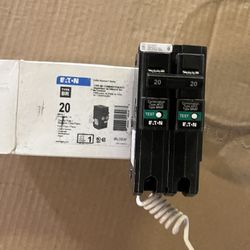 Eaton AFCI 20 Amp 2 Pole Combination 