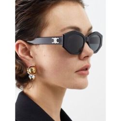 Celine CL40238U 01A Oval Black Sunglasses for Sale in Los