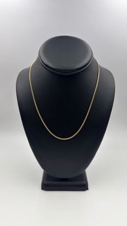18KT YELLOW GOLD 17” THIN CUBAN LINK CHAIN 5.0GR