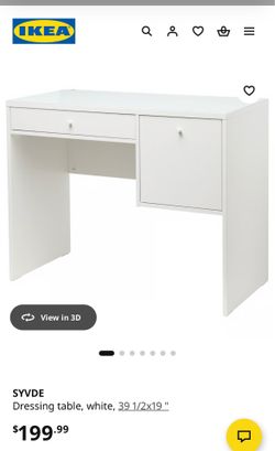 Ikea SYVDE vanity table/ dresser