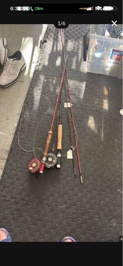 2 Fly Fishing poles and reels