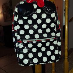 Sequin Minnie Mouse Backpack