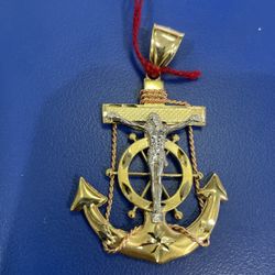 Religious Anchor Pendant 