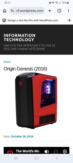 Origin Genesis U2CS