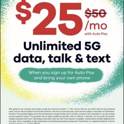 $25/month - 5 Year Price Lock Guarantee 