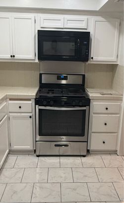 Whirlpool Black Over-the-Range Microwave - Works Great