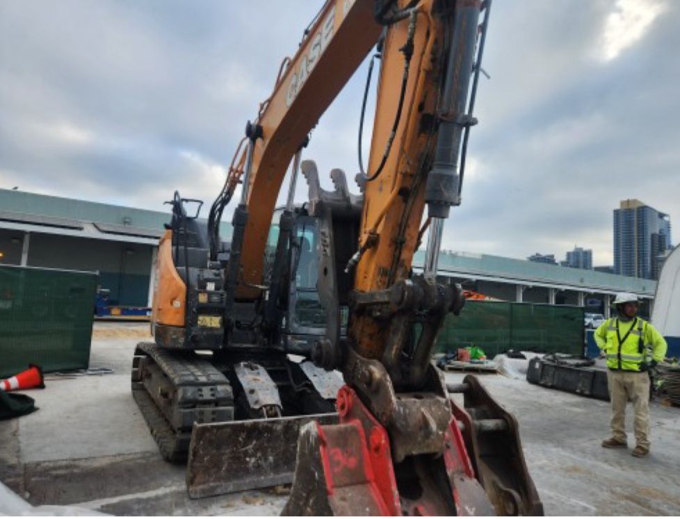 Case CX145D Rubber Track Excavator 