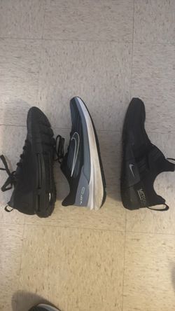 Under armour ($50) nike gray ($30) black nike $30 size 13 All