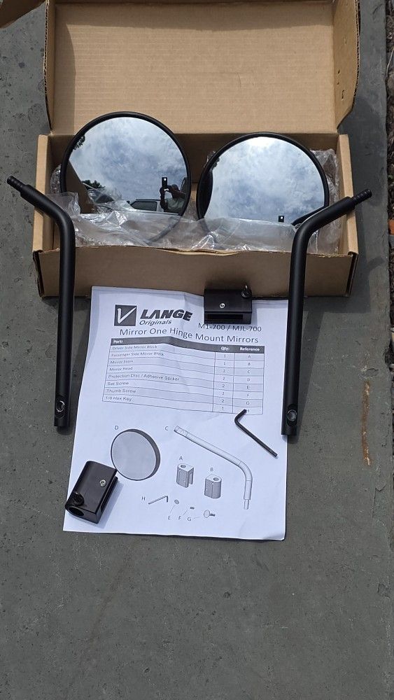 Lange Jeep Door Mirrors