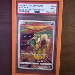 2018 Psyduck Munch Psa 9
