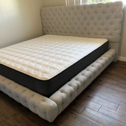 $699 Brand New King Bed Frame With Mattress (Read Description Below )