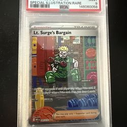 2025 POKEMON MEG EN LT. SURGE'S BARGAIN SPECIAL ILLUSTRATION RARE