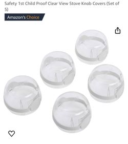Safety 1st Child Proof Clear View Stove Knob Covers (Set of 5)