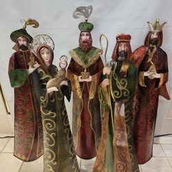  TALL NATIVITY STORY STATUE SET 