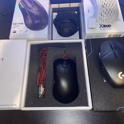 Pulsar Xlite V2 Mini, Xtrfy M42 & Xtrfy MZ1 RGB, Logitech G303 Shroud Edition, Vaxee Outset AX Gaming Mouse Bundle PC