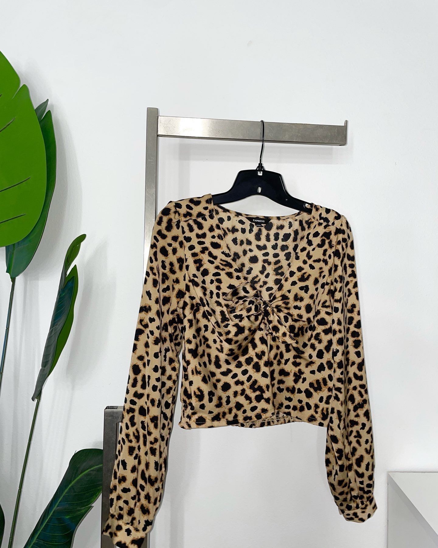 EXPRESS Cheetah Print Top Size Small