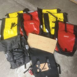 Ortlieb Panniers, Burley Trailer, Thule Yepp Mini Seat