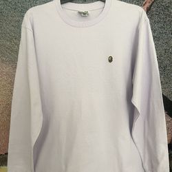 BAPE 🦍 Ape Head One Point Long Sleeve Tee (SS23) Purple
