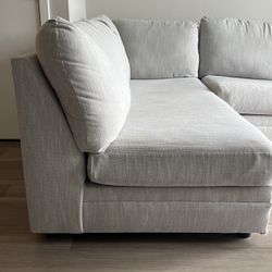 Gray L Shaped Couch From Ashley’s Furniture!