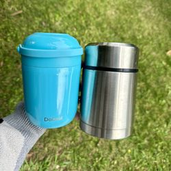 Insulated Thermo Vacuum Food Container for Kid Lunch Soup Hot Food 16oz $5/BOTH