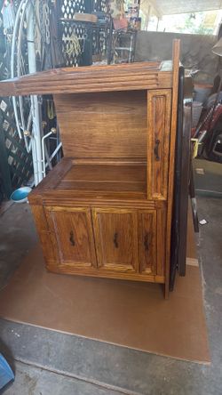 Wood desk