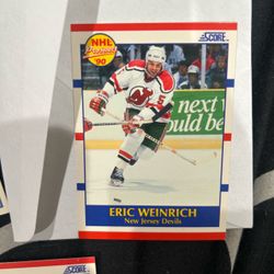 Eric Weinrich NHL hockey card