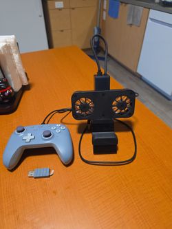 charging dock with cooling fan and 8 bit controller with dongle