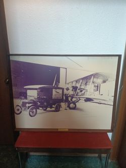 Antique Boeing Facility Wall Art 31"×41"