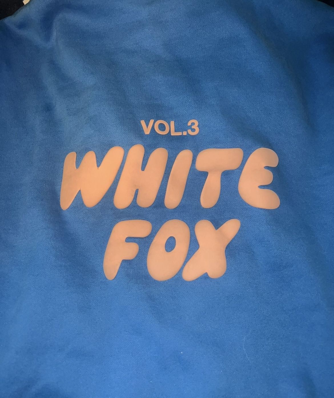 White fox hoodie