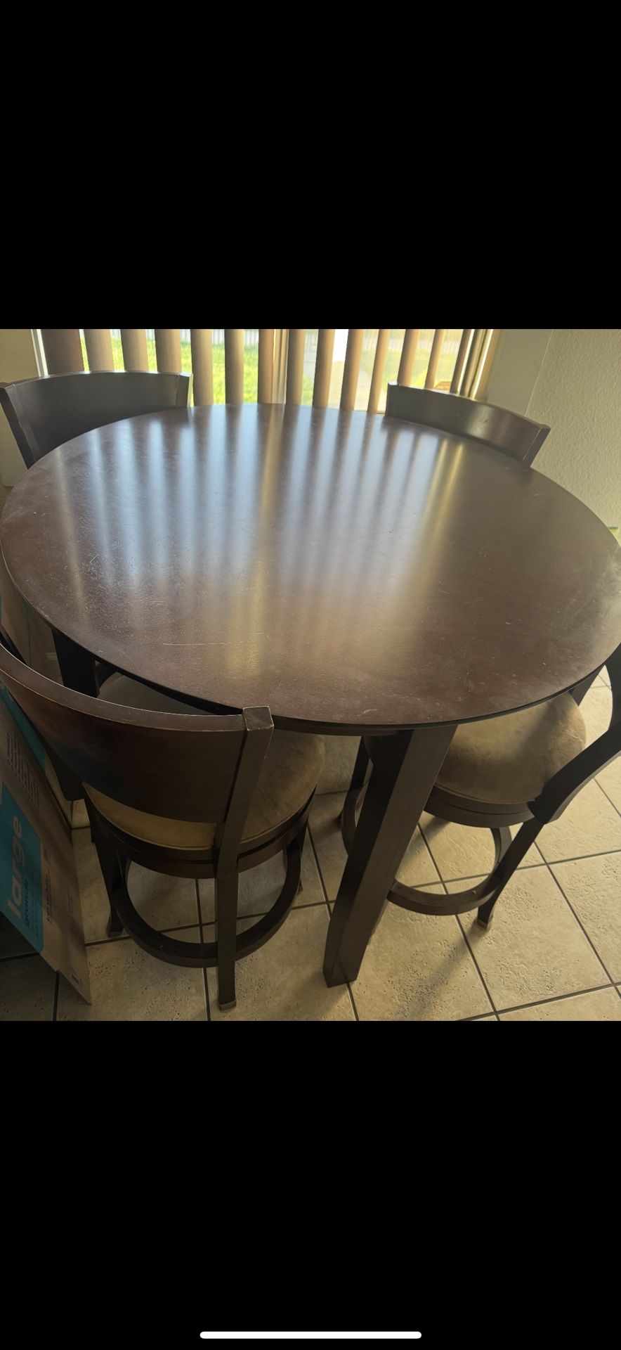 dining table with chairs