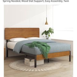Twin bed frame - brand new
