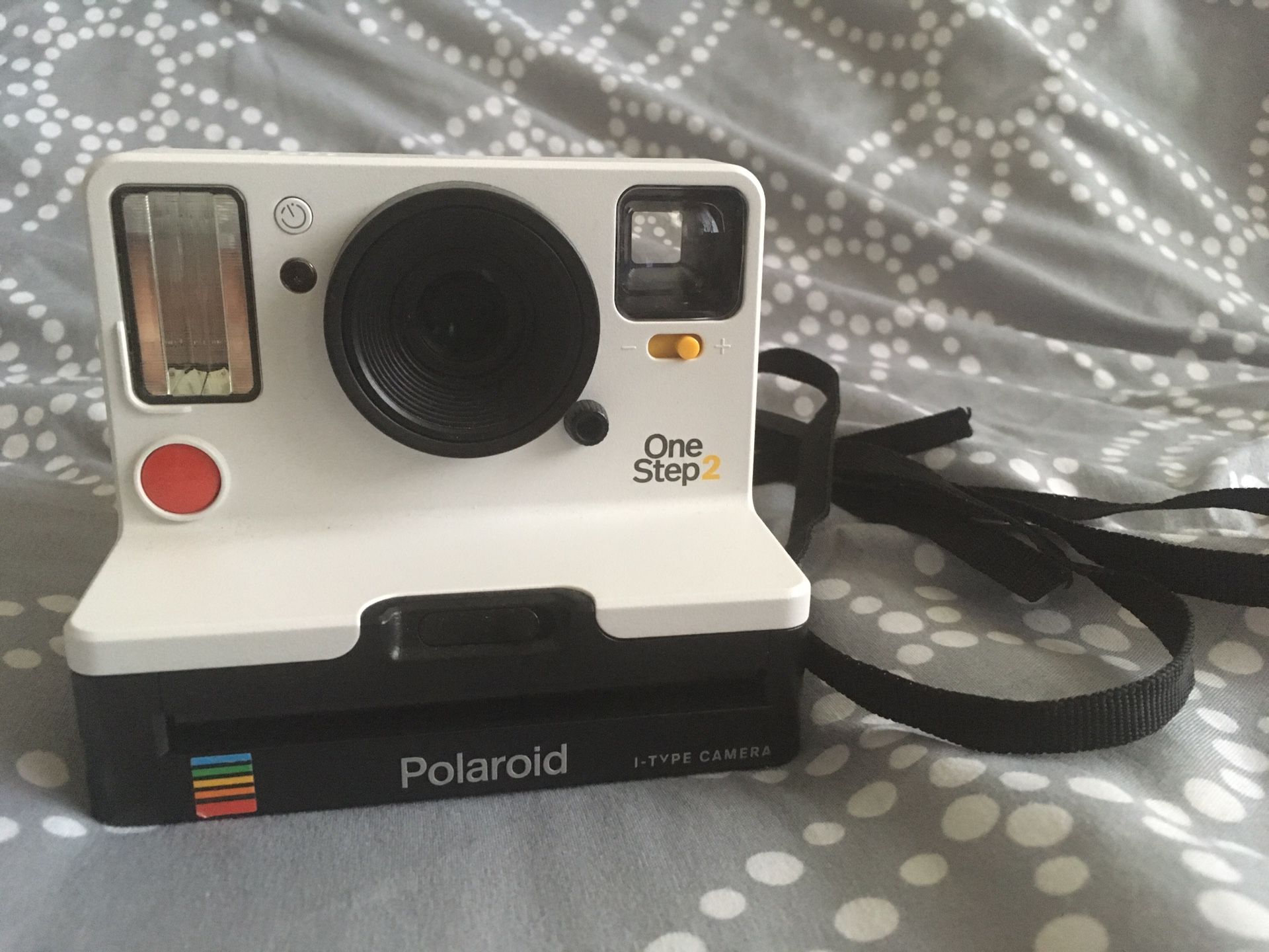 Gently used Polaroid one step 2 camera and color film