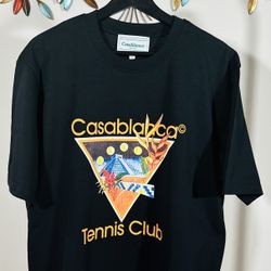 CASABLANCA TENNIS CLUB ICON T-SHIRT, Visit Our Profile For More Items Available !!!