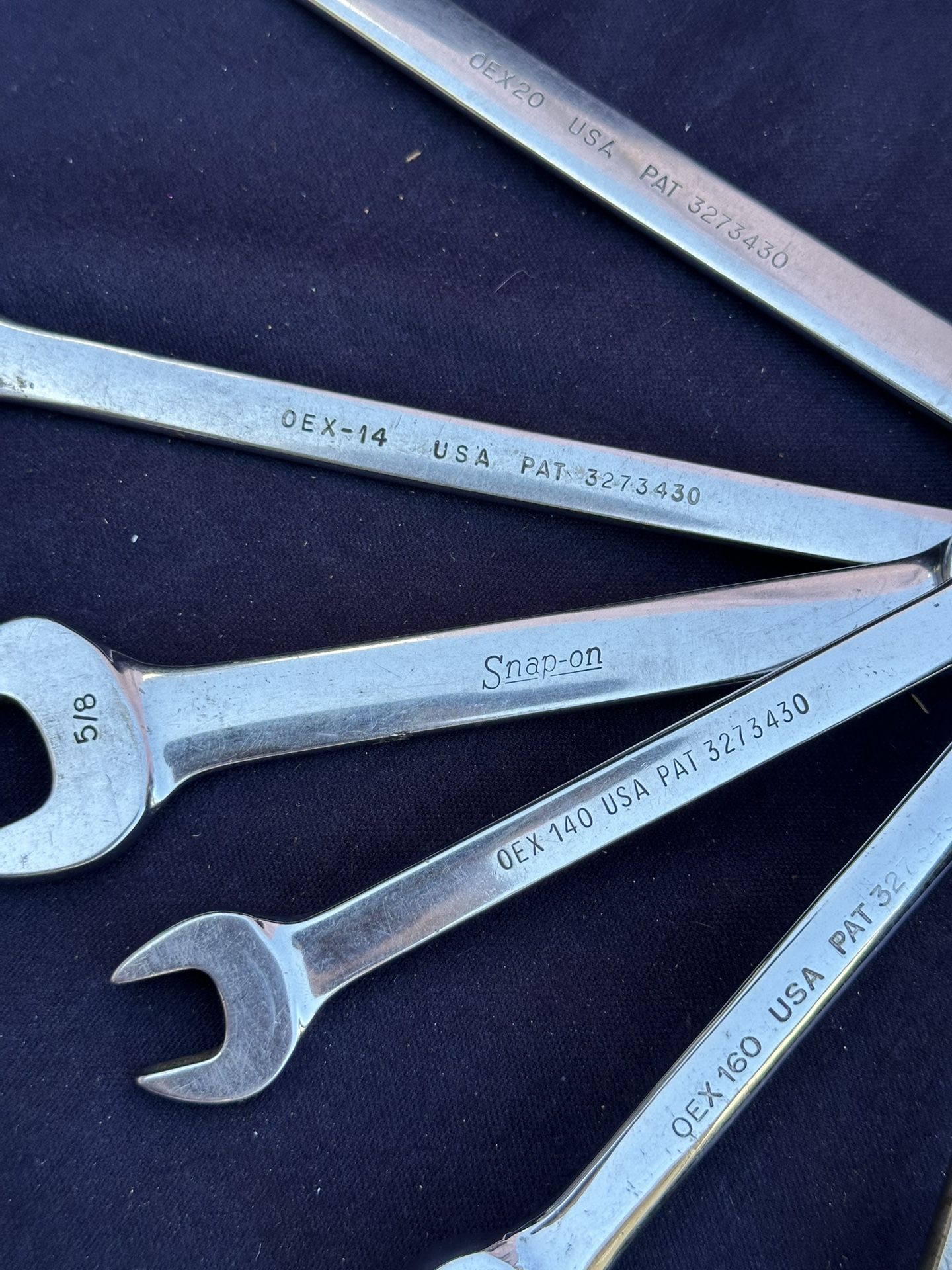 Snap On OEX 6pc Wrench Set Vintage Combination