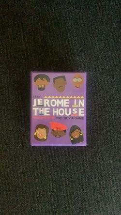 Jerome In The House Card Game