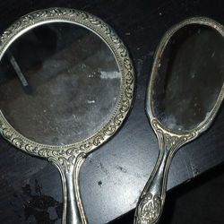 Vintage Handheld Mirrors 