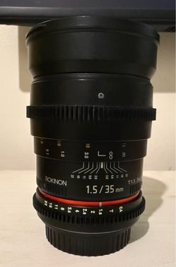 Rokinon 35mm T1.5 Cine DS Lens for Canon EF Mount
