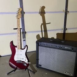 Fender MIM Strat (Mint) W/ Crate 120 Watt Effect Amp 