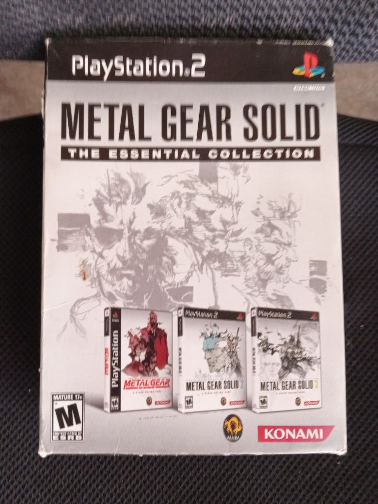PS2 METAL GEAR SOLID THE ESSENTIAL COLLECTION